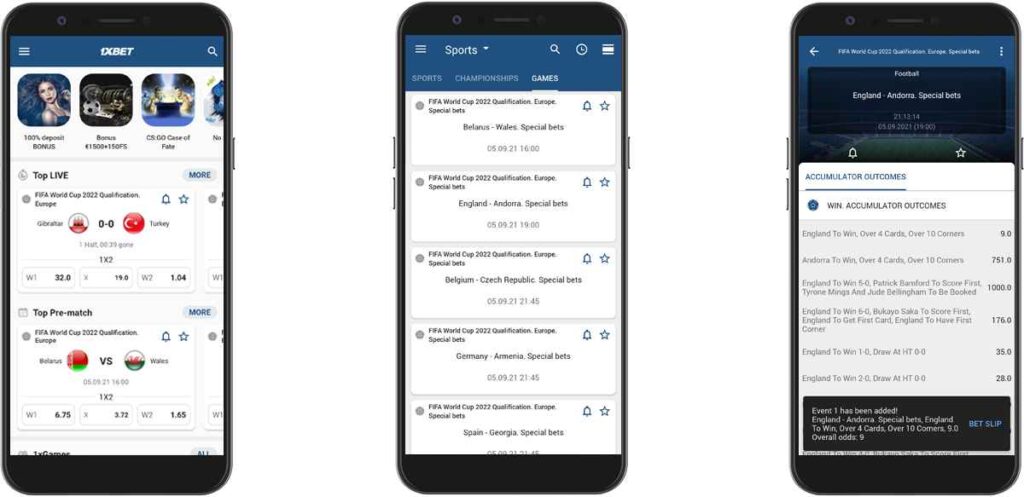 1xbet android alkalmazás letöltése
