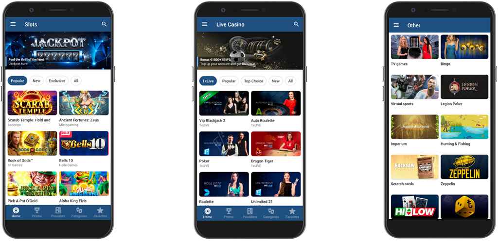 1xBet Mobile Casino